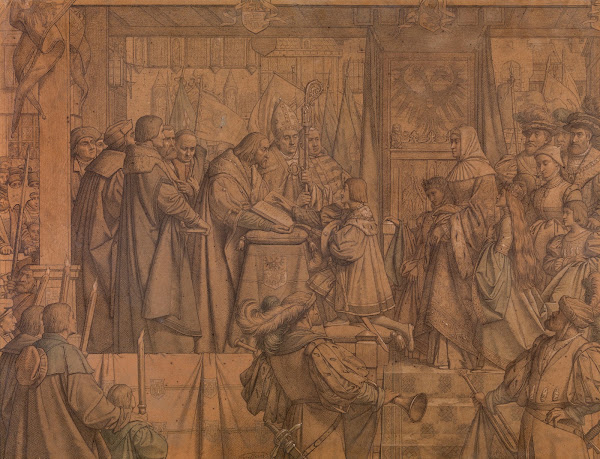 Mayor Jan van de Werve Receives the Oath From Prince Charles in 1515 1889