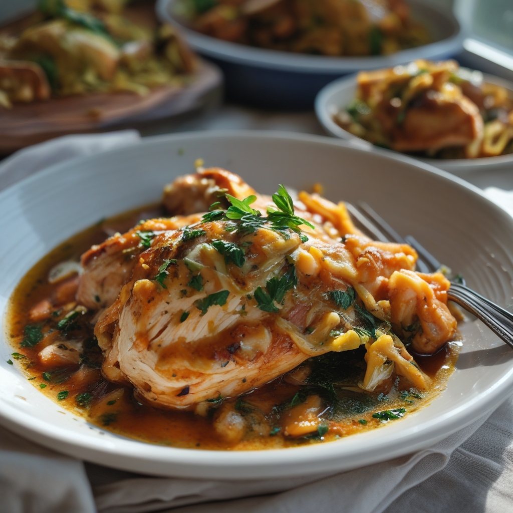 Braised Catalina Chicken Easy Weeknight Recipe with Flavorful Sauce