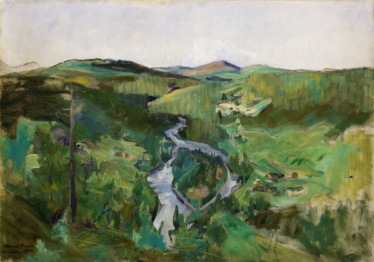 Landscape from Foldalen 1894