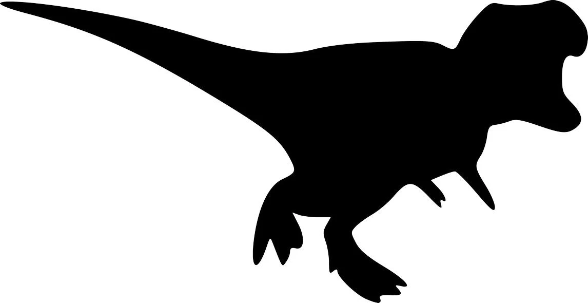 Tyrannosaurus Rex Silhouette Free SVG for Vinyl Cutter crafts and engraving projects