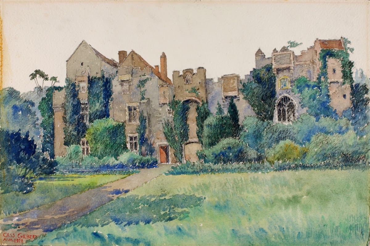 Compton Castle Devonshire England 1928