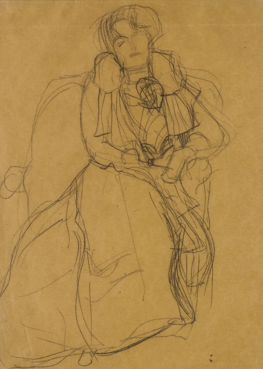 Im Lehnstuhl sitzend von vorne Seated in an Armchair Seen Head On