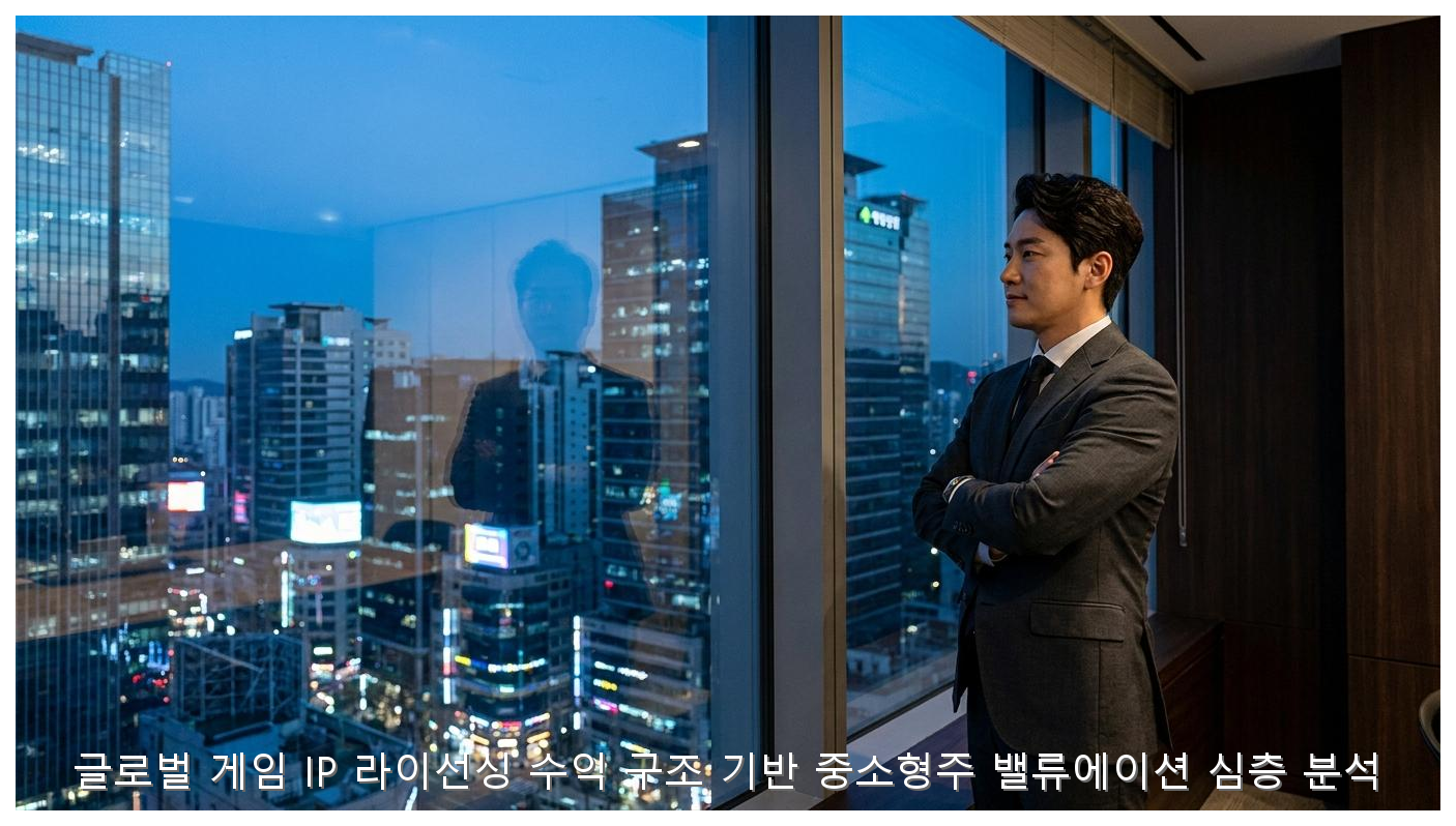 글로벌 게임 IP 라이선싱 수익 구조 기반 중소형주 밸류에이션 심층 분석 핵심 안내 및 분석 인포그래픽 (4)