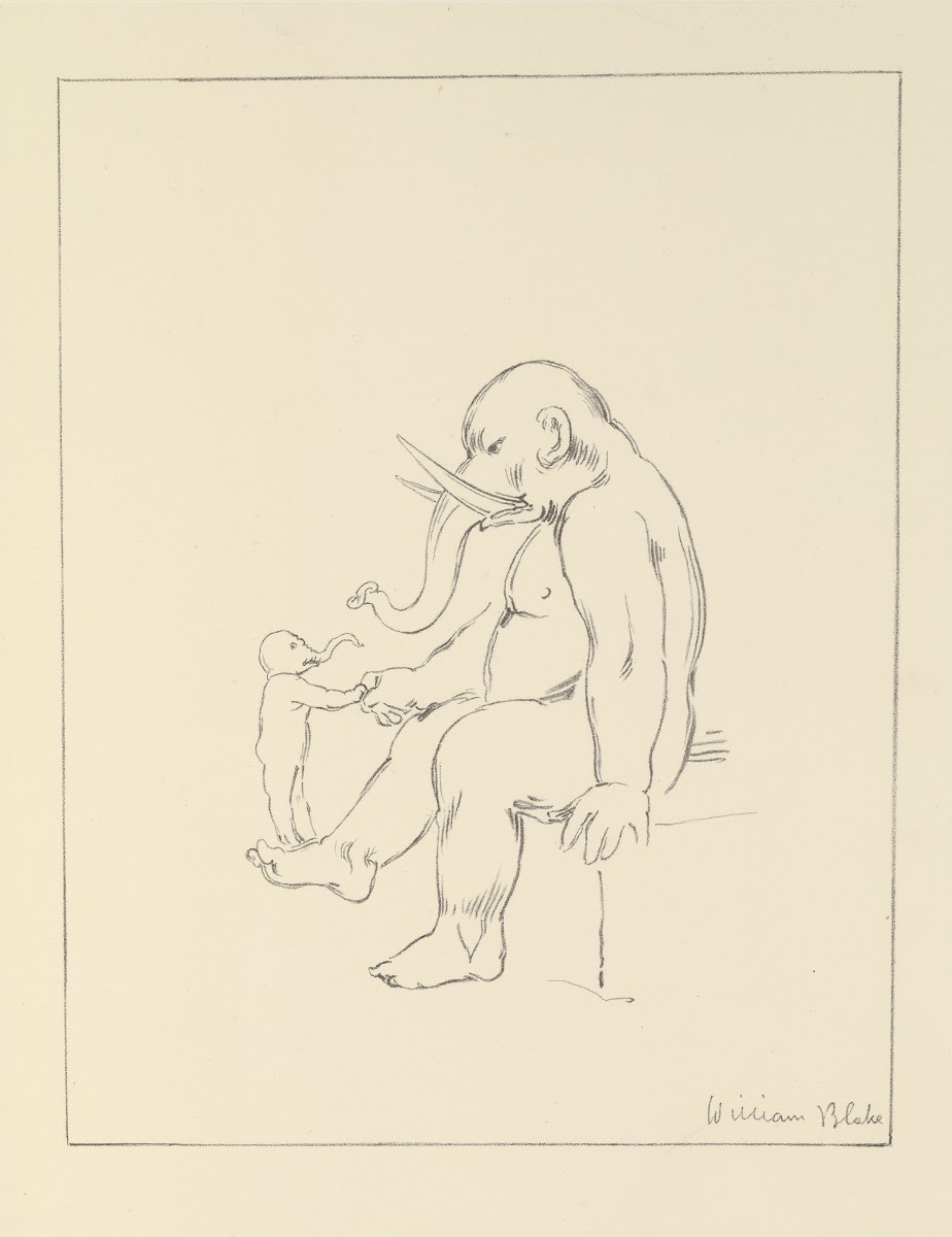 William Blake etchings from his works Pl3 1878