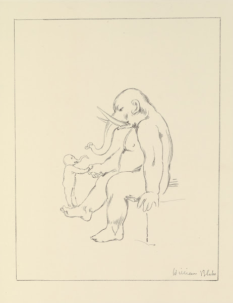 William Blake etchings from his works Pl3 1878