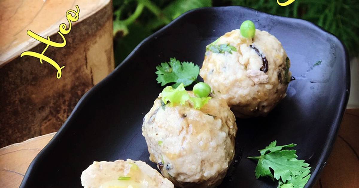 Heo viên bọc trứng cút