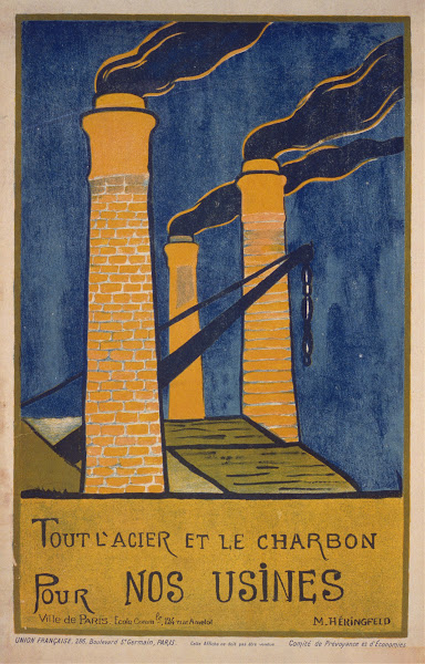 Tout Lacier Et Le Charbon Pour Nos Usines 1918
