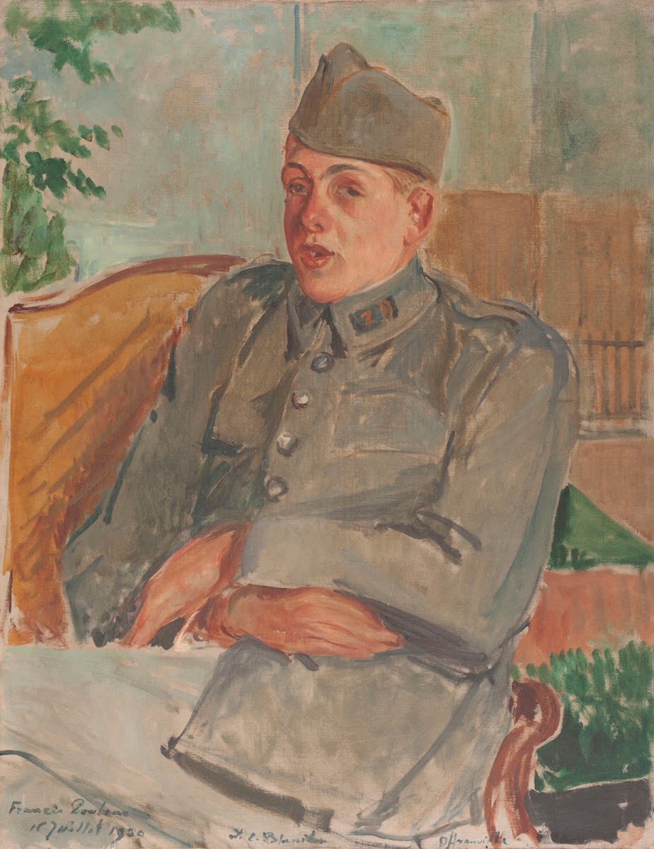 Portrait de Francis Poulenc 1920