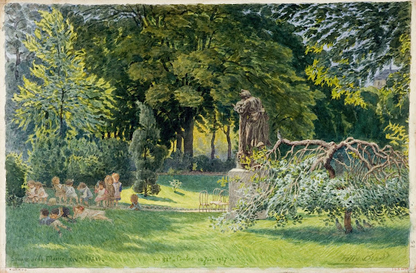 Square de la mairie du 14ème arrondissement rue Mouton Duvernet 18 juin 1917 191