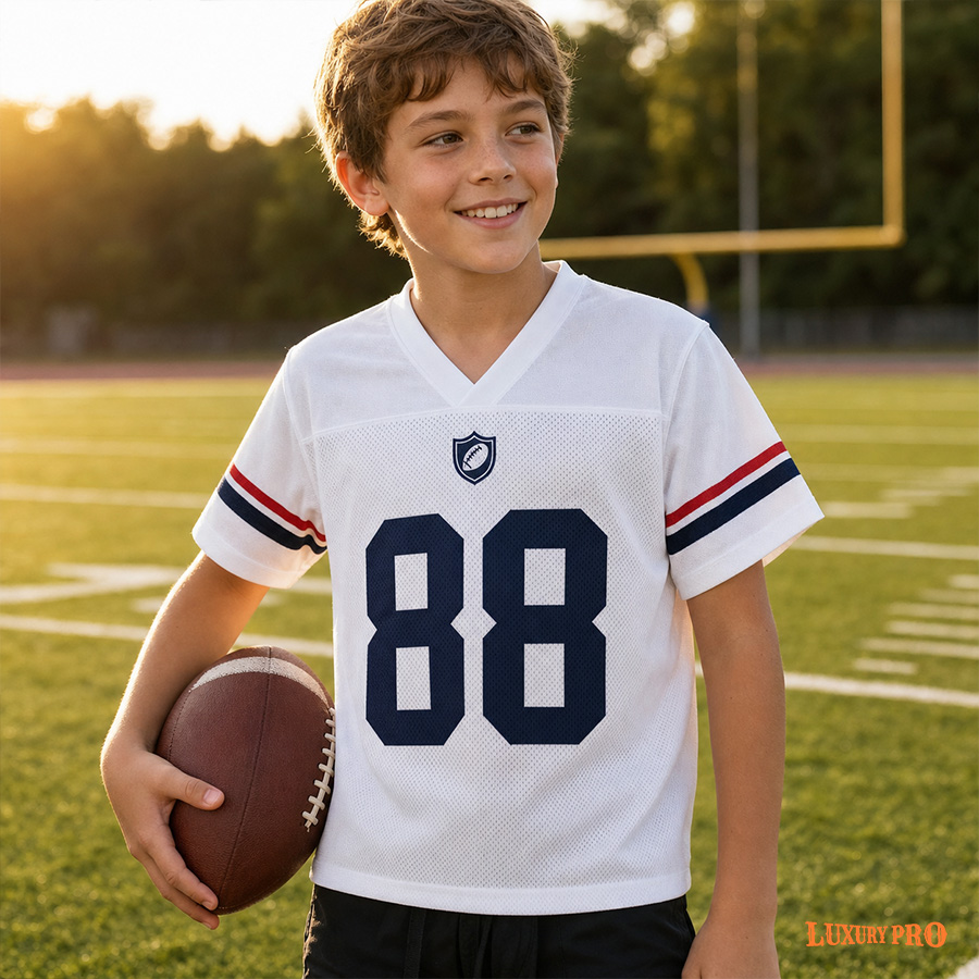 AOP YF Paneled Rugby Jersey Little Kids