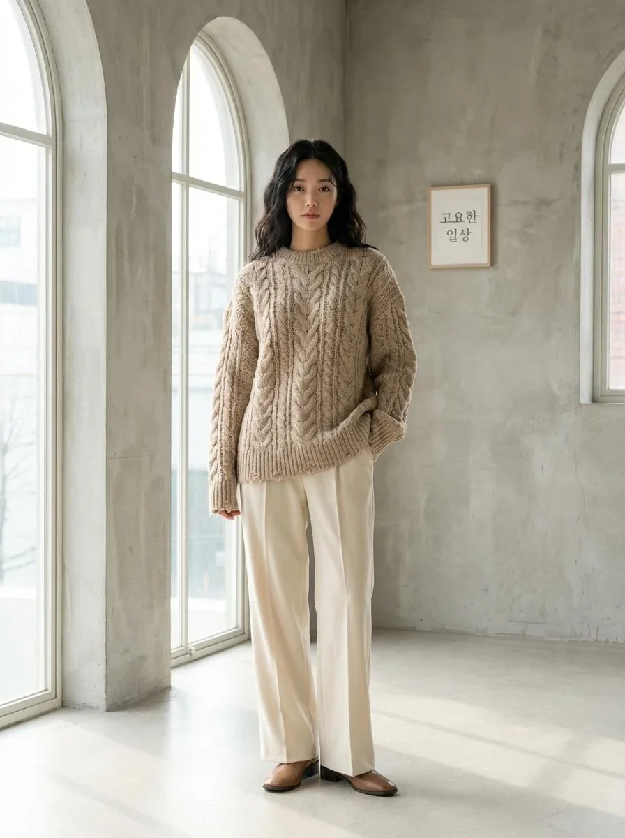 린스를 이용한 니트 복원 과정