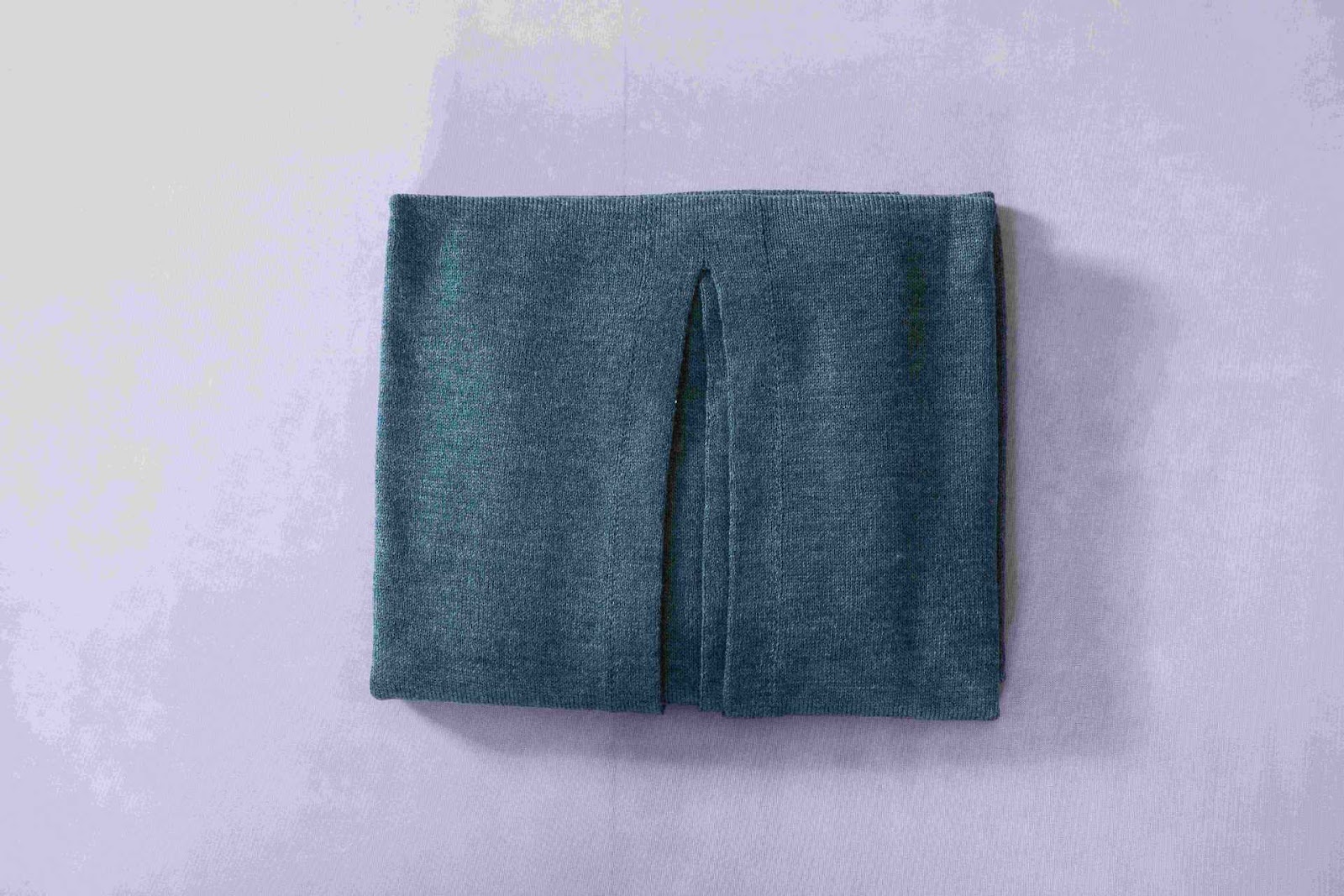 Merino wool scarf with sleeve openings, 160x54 cm