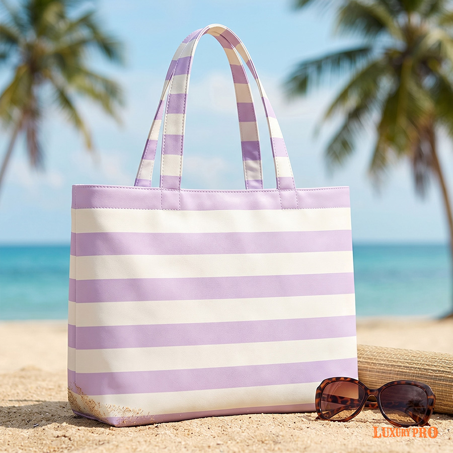 Hand Embroidered Horizontal Tote Bag - GS-621
