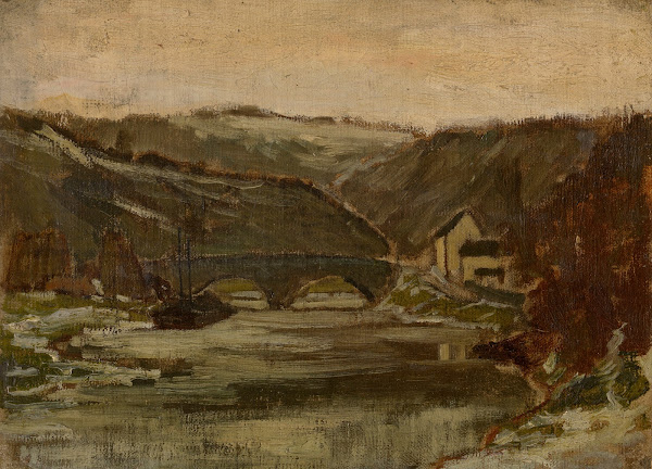 Bridge over the River Lesse