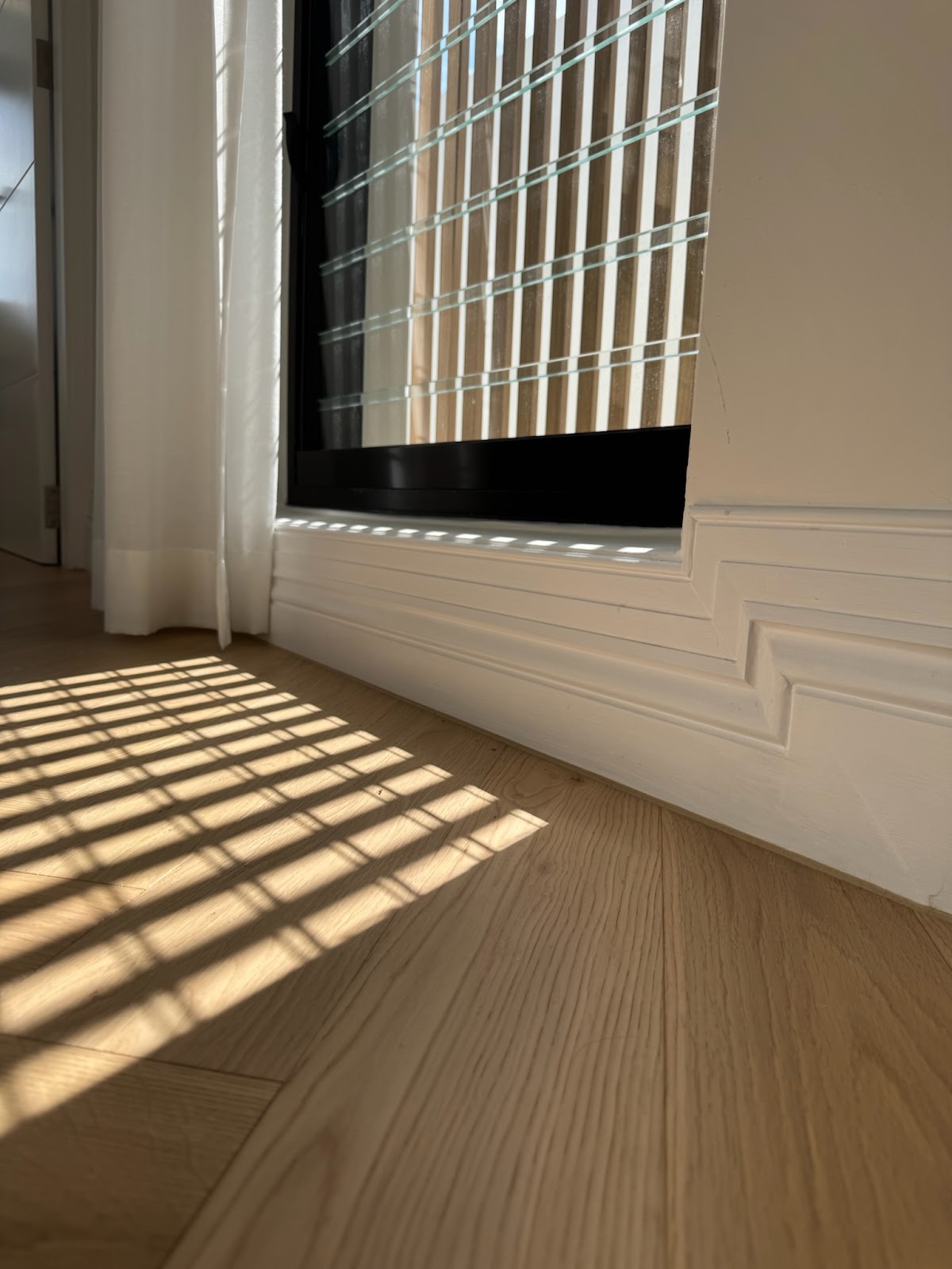 Architectural carpentry detail and precision finish