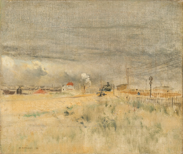 Locomotive en manœuvre 1880