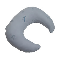 Подушка для вагітних Twins Moon (трикотаж) сірий