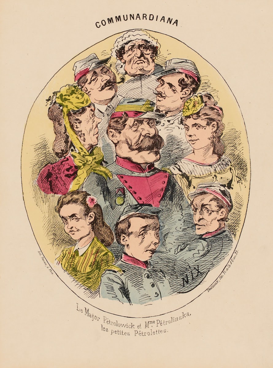 Le major Pétrolowick et Mme Pétrolinska les petites Pétrolettes 1871