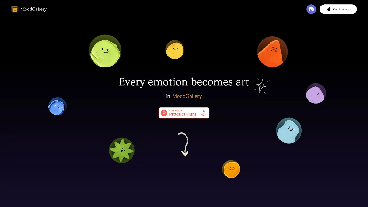 Captura de MoodGallery: Emotions to art