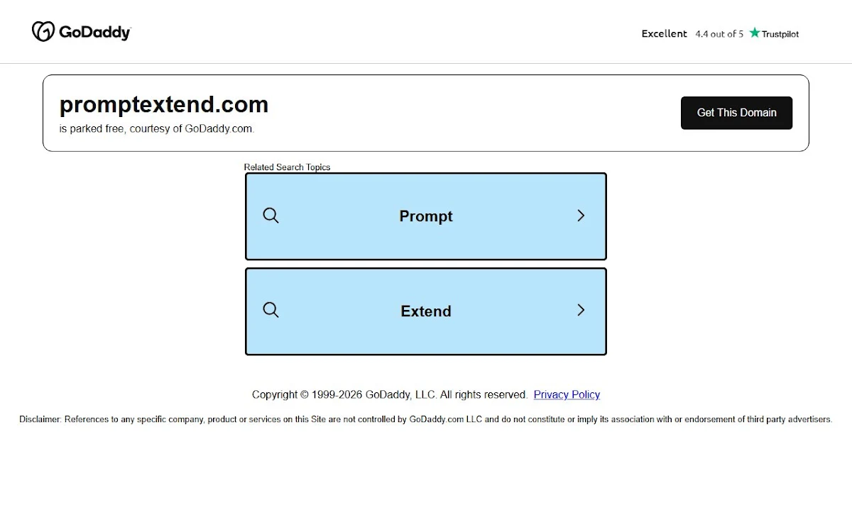 Captura de PromptExtend