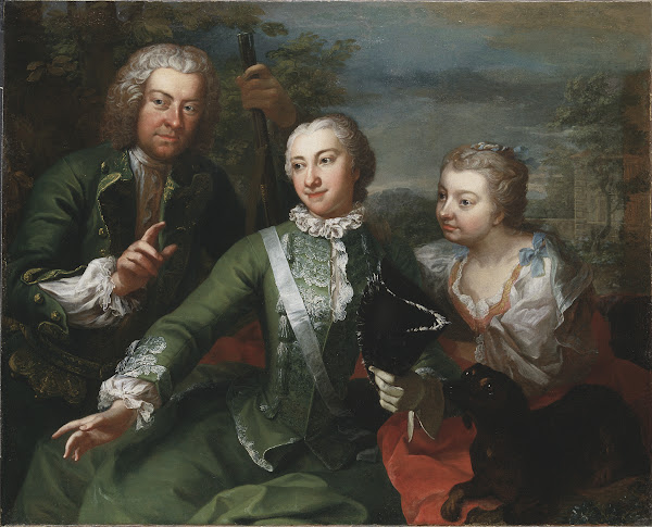Carl Gustaf Tessin Ulla Sparre af Sundby samt Brita Stina Sparre 1736