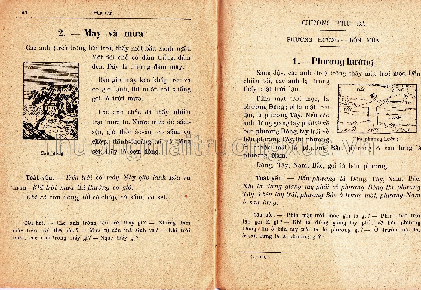 Toán pháp cách trí địa dư (lớp đồng ấu, 1938) - Trang 49