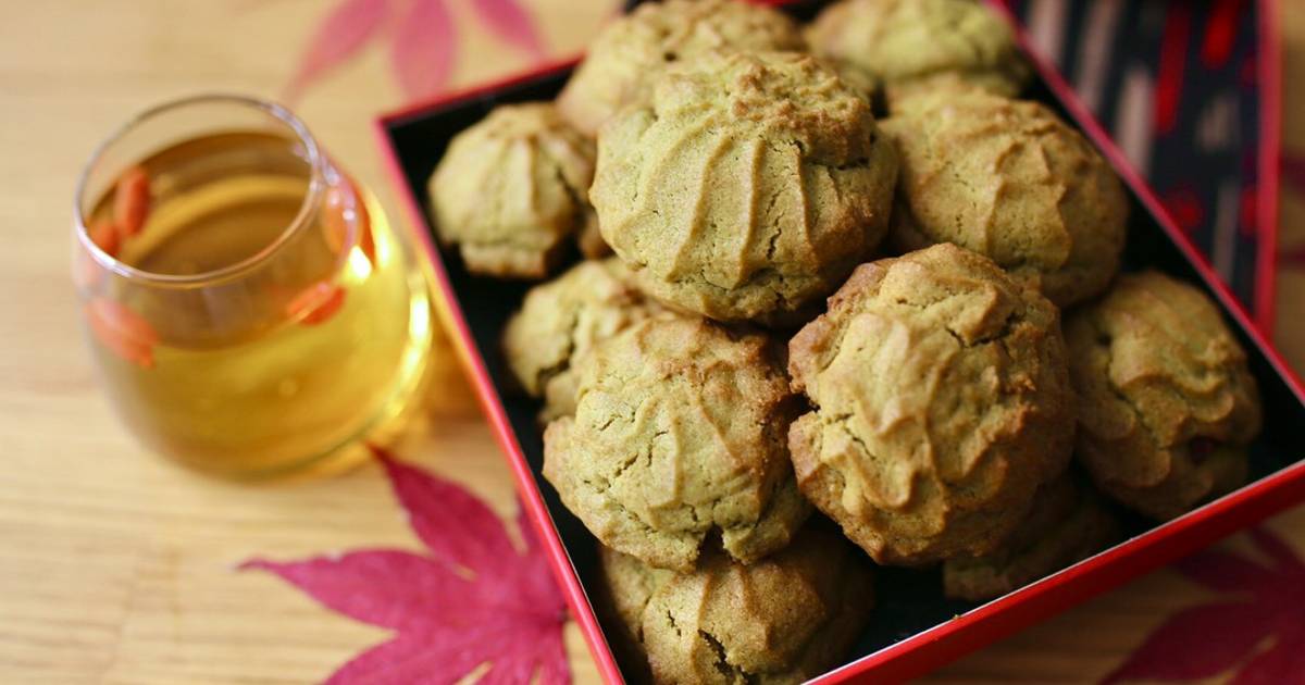 💚 Bánh Quy - Cookies Trà Xanh Nhân Sô Cô La