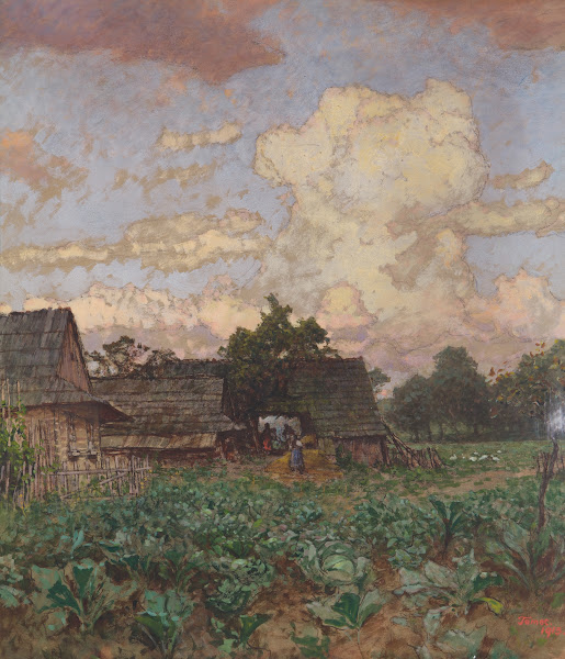 Bauernhof in Schlesien 1913