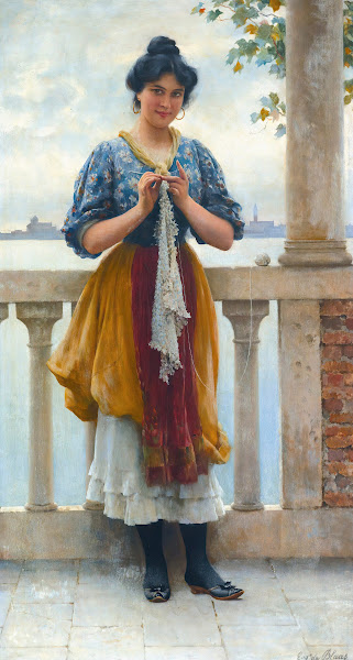 Young GirlBeforeThe Lagoon Venice