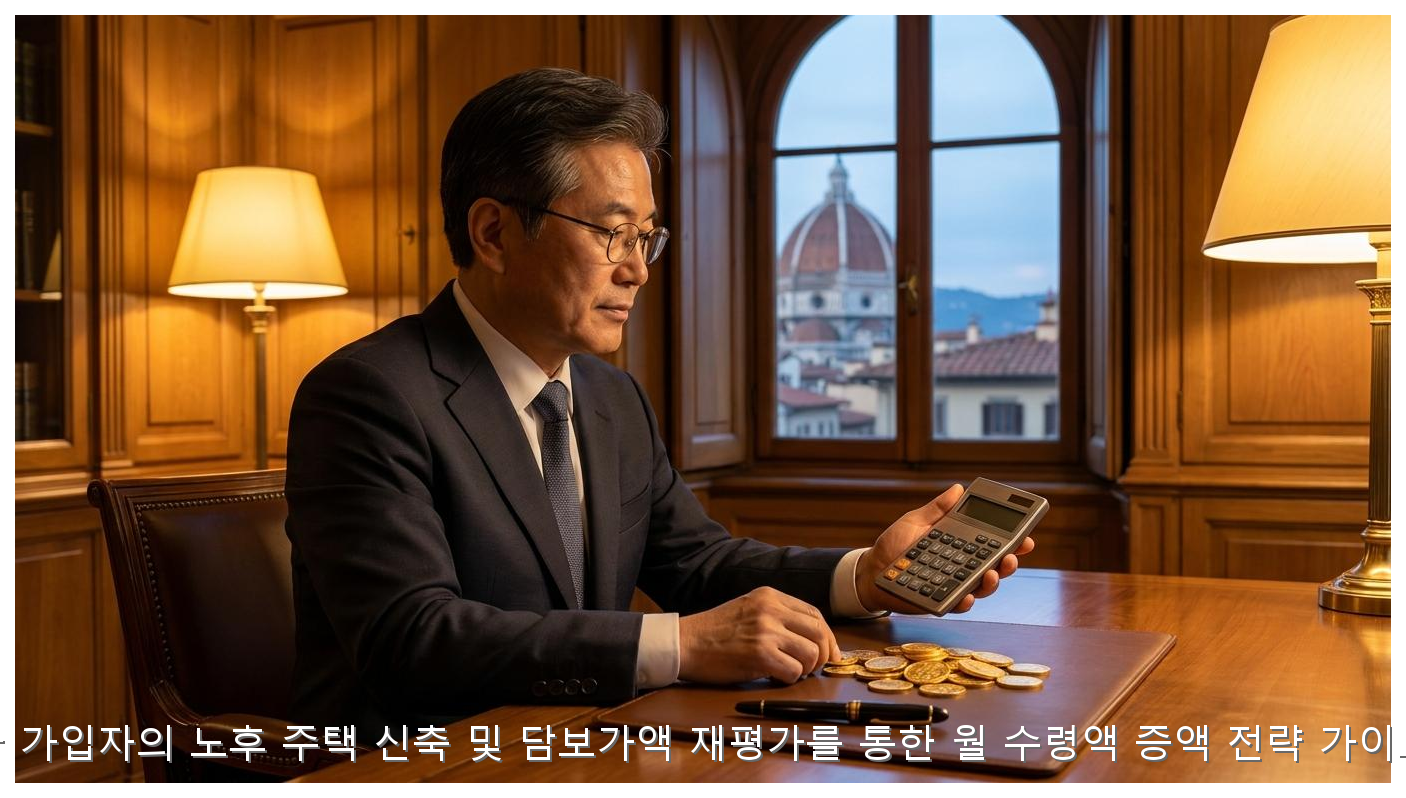 주택연금 가입자의 노후 주택 신축 및 담보가액 재평가를 통한 월 수령액 증액 전략 가이드 (2026) 핵심 안내 및 분석 인포그래픽 (5)