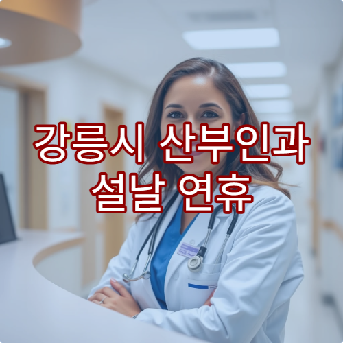 강릉시 산부인과 설날 연휴 진료 병원 정보 및 휴무일 확인