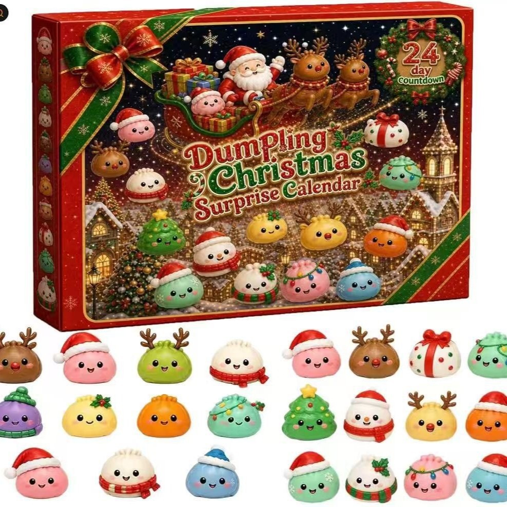 Christmas Advent Calendar with 24 surprise toys