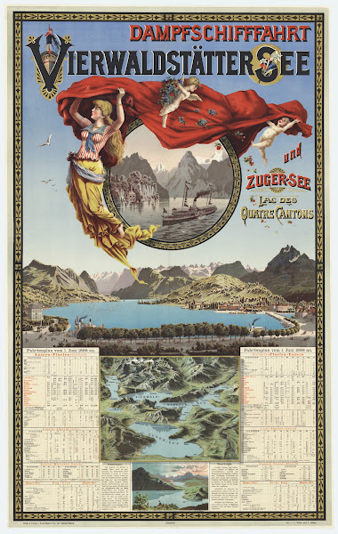Dampfschifffahrt VierwaldstäTtersee Und Zugersee 1888