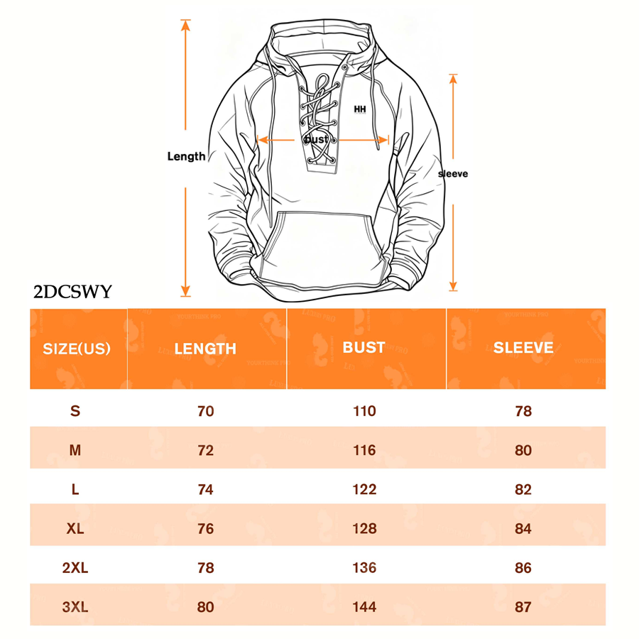 2D Bust String H oodie