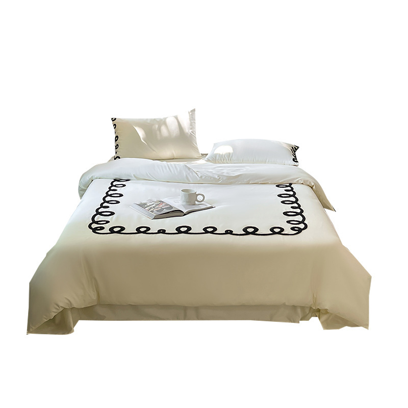 Nordic Bedding Set, Long-Staple Cotton, Embroidered