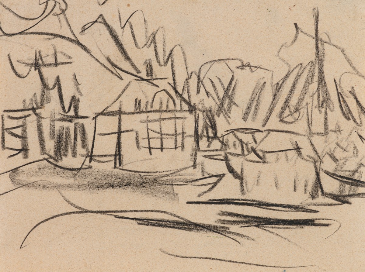 Blick auf Davos circa 1924