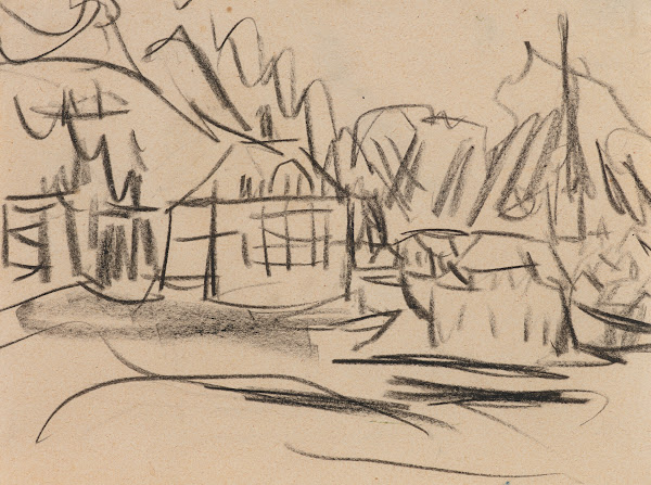 Blick auf Davos circa 1924