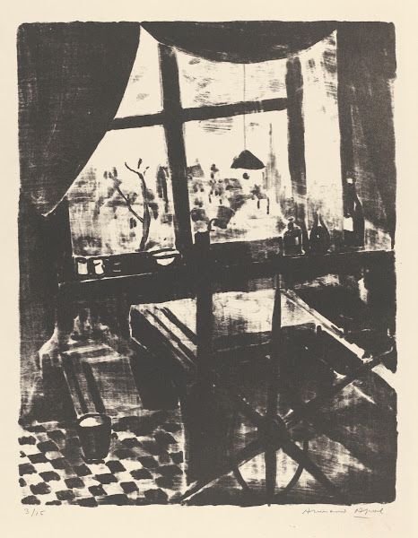 Atelier avec presse lithographique 20th Century
