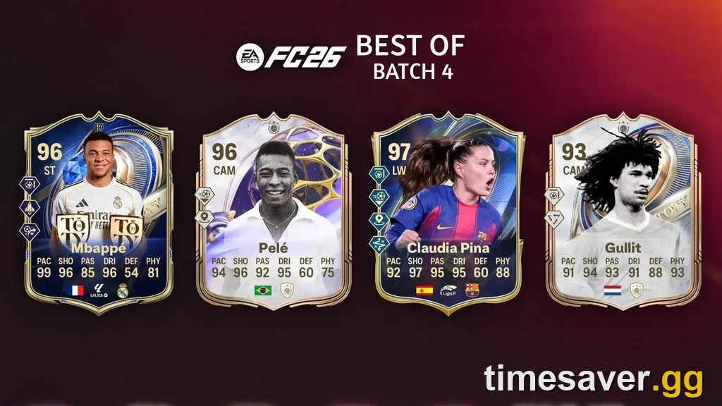 EA FC 26 FUTTIES Team 4 official promo — best-of batch and final week cards available through August 21, 2026