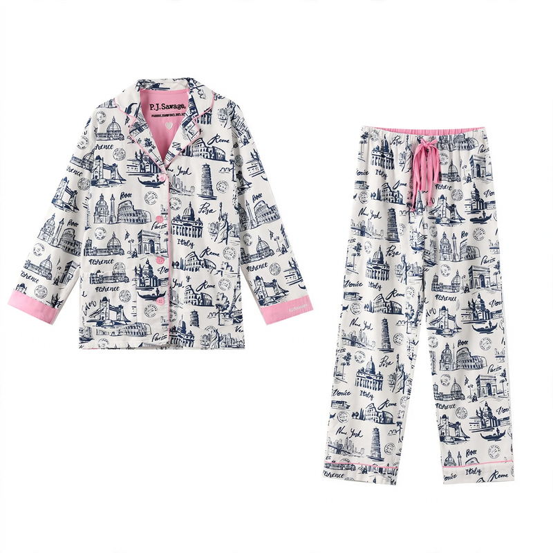 Women's loungewear made of brushed cotton