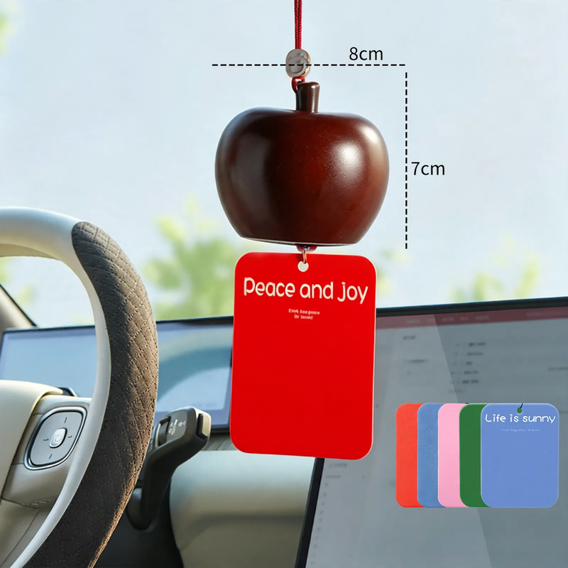 Car air freshener with strawberry scent