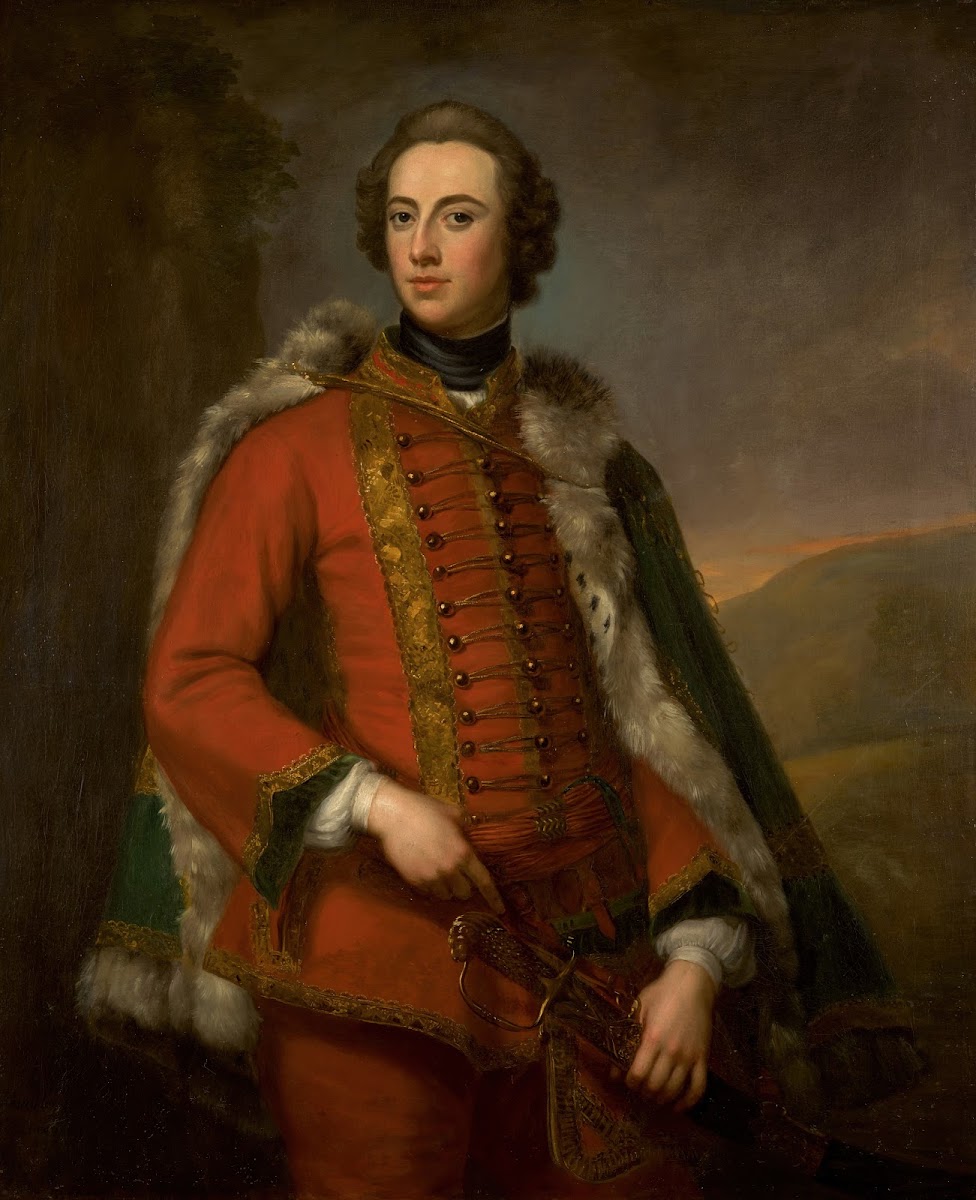 Portrait Of Walter Smythe Three Quarter Length Wearing Uniform With A Fur Lined