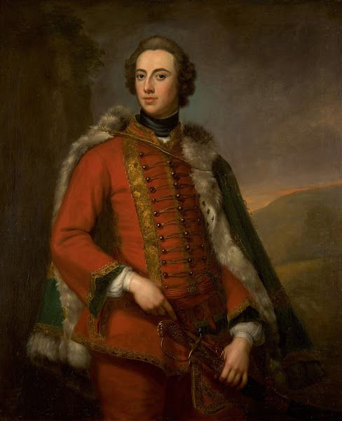 Portrait Of Walter Smythe Three Quarter Length Wearing Uniform With A Fur Lined