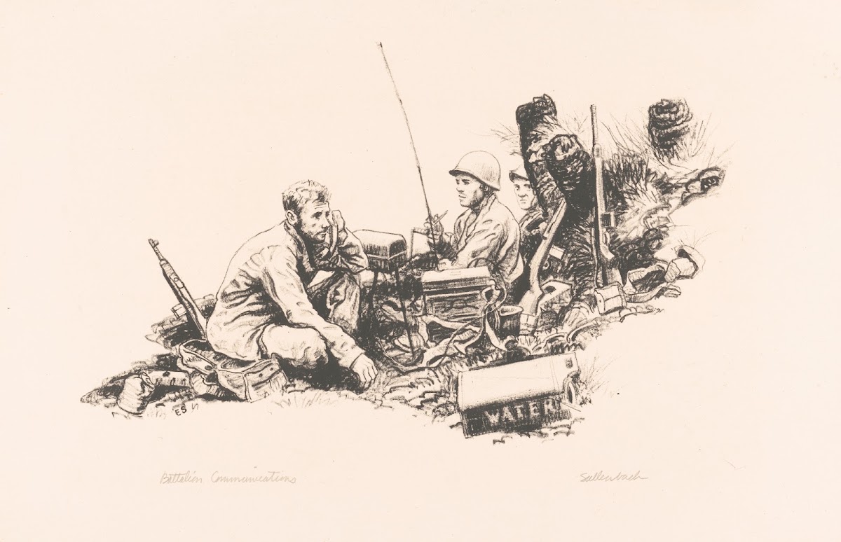 Battalion communications 1945