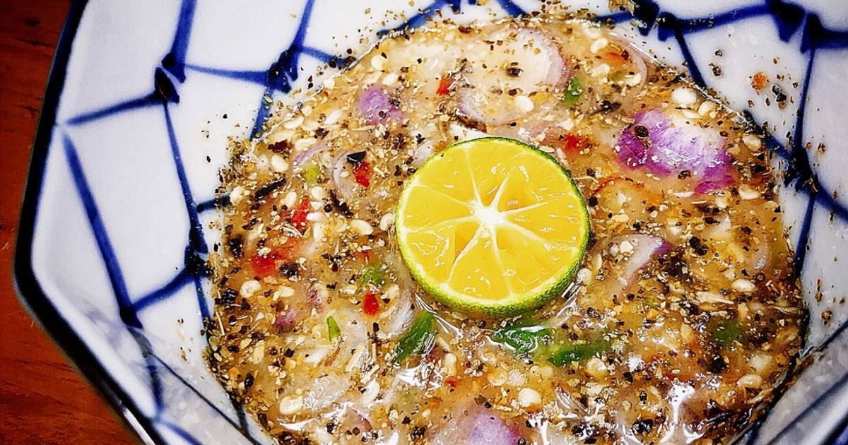 Muối tắc chấm hải sản