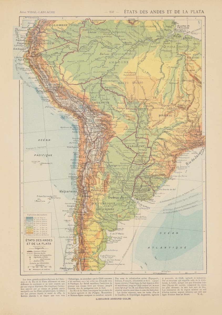 ÉTats Des Andes Et De La Plata 1913