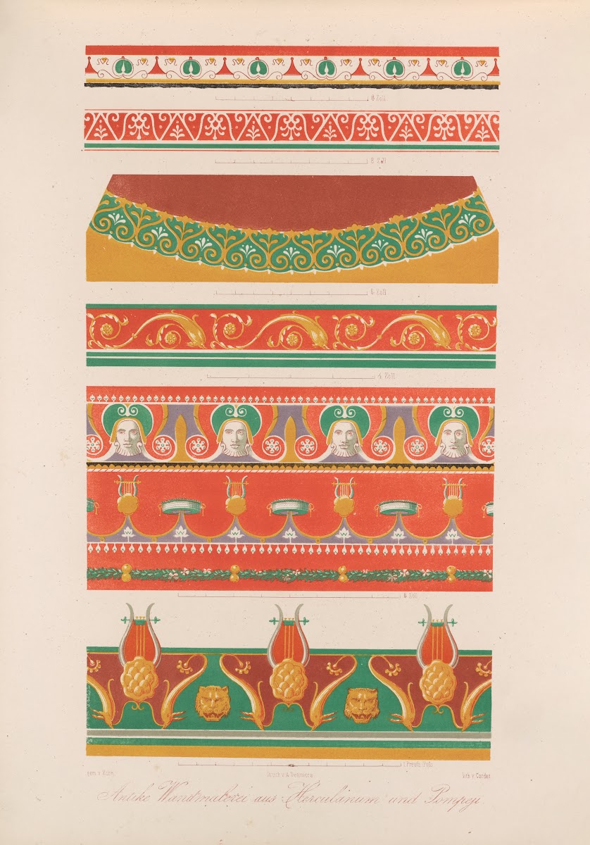 Ornamente aller klassischen Kunst Epochen nach den Originalien in ihren eigenthu