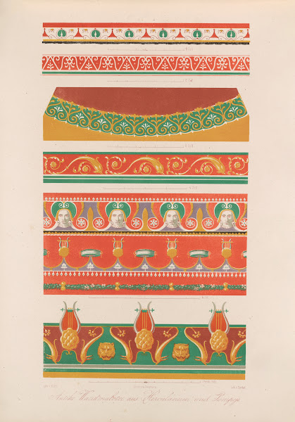 Ornamente aller klassischen Kunst Epochen nach den Originalien in ihren eigenthu