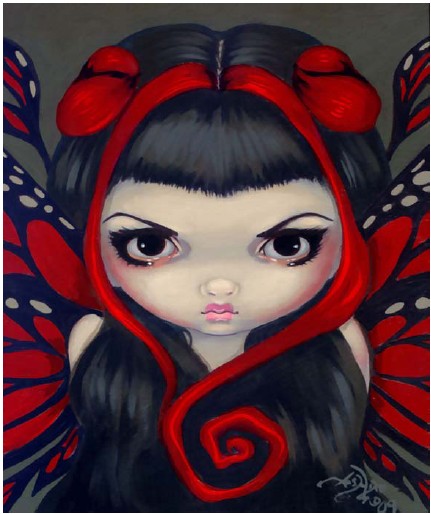 HAE DY005 Qs Grumpy Red Fairy