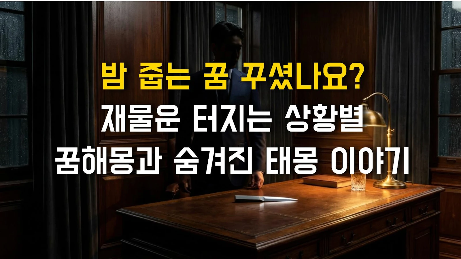 밤 줍는 꿈 꾸셨나요? 재물운 터지는 상황별 꿈해몽과 숨겨진 태몽 이야기